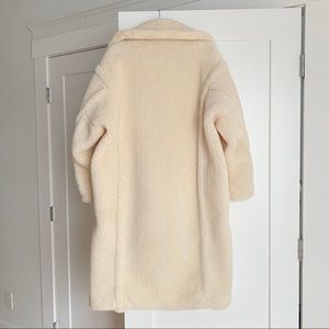 Oversized Teddy Coat in Creme size M